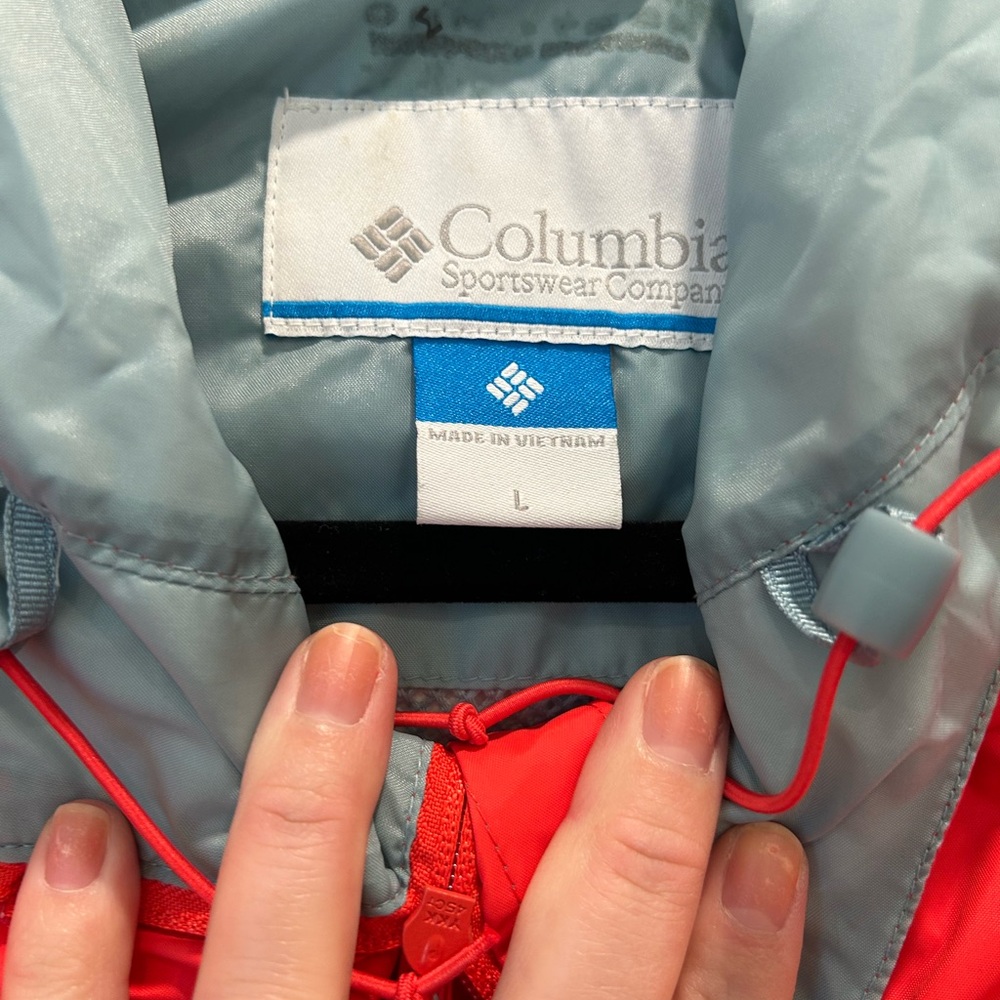 Melon Colored Columbia Jacket - image 2